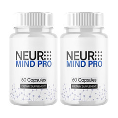 2-Pack Neuro Mind Pro Capsules – NeuroMind Pro Supports Brain Health – 120 Caps