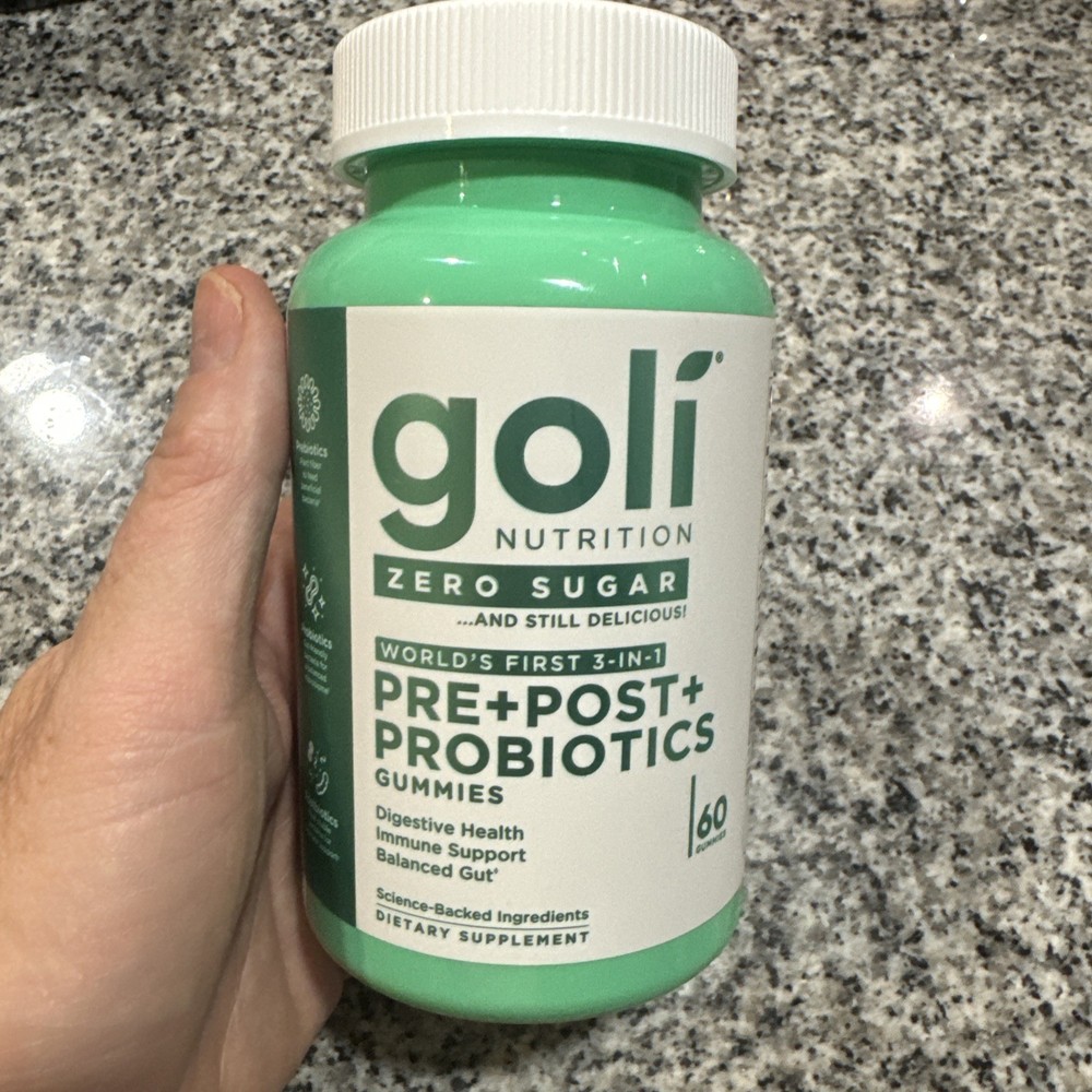 Goli Nutrition – Pre + Post + Probiotics Gummies (60 Count) Free Shipping