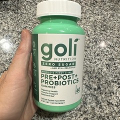 Goli Nutrition – Pre + Post + Probiotics Gummies (60 Count) Free Shipping
