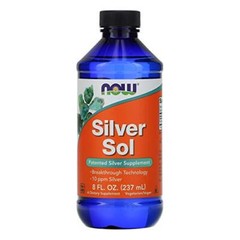 NOW FOODS Silver Sol Liquid – 8 fl. oz.