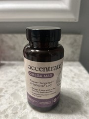 Accentrate Omega MAX, LYSOVETA LPC EPA &DHA Supplement Brain Health Focus 90 ct