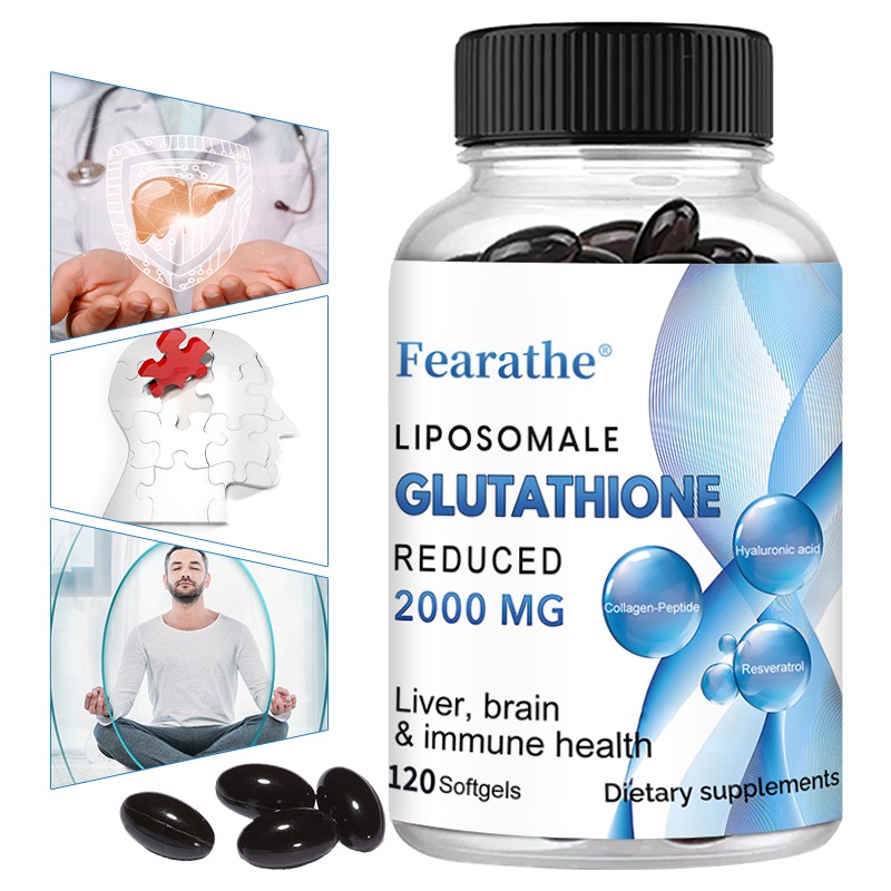 Liposome Glutathione Capsules -Supports liver, brain, and immune system health