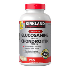 Kirkland Signature Glucosamine & Chondroitin 280 Tab, 140d supply Exp: 01/2027