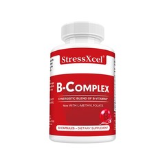Vitamin B Complex Supplements Energy Metabolism Nervous System Health 30-120 CT