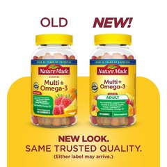 Nature Made Multivitamin + Omega-3, 140 Count (Pack of 1), Multicolor