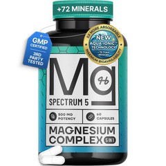 Magnesium 5 Complex 500mg 72 Trace Minerals Enhanced Absorption Deep Sleep