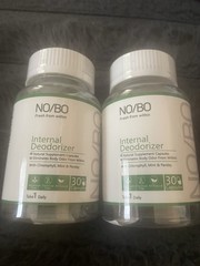 No /Bo Body Deodrizing Supplement ~ 30 Caps ~ Sealed X2