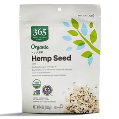 365 by Whole Foods Market Organic Hulled Hemp Seed, 4 oz