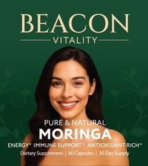 Organic Moringa Capsules – Premium Quality Ingredients – USA Facility – 4 PACK