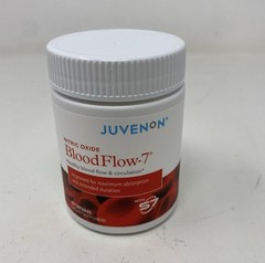 Juvenon BLOODFLOW-7 Blood Circulation – 60 Capsules Nitric Oxide Flow NEW 9/26