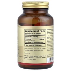 Megasorb CoQ-10, 400 mg, 60 Softgels