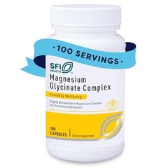 Magnesium Glycinate Complex 100 Capsules Chelated Blend