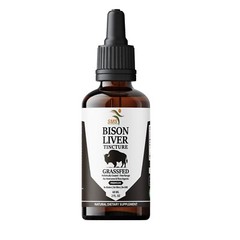 Grassfed Bison Liver Organic Non GMO Tincture Liquid Herbal Drops 2 Fl