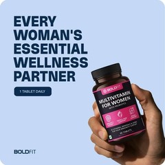 Boldfit Multivitamin For Women Tablets With Probiotics immunity 60 tablets C651