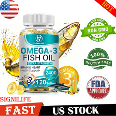 Triple Strength Omega 3 Fish Oil – Fish Oil Supplement with EPA & DHA Fat