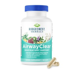 Ridgecrest Herbals AirwayClear, Lung Health and Breathing Support Supplements…