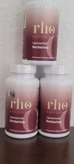 Rho Nutrition Liposomal Berberine Gut Health Metabolic 60 Capsules 3 Bottles