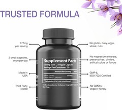 Saffron Supplements 177Mg, Pure Saffron Extract, Made in USA, Natural Mood & Ene