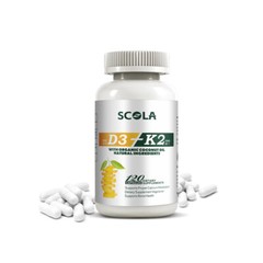 Vitamin K2 MK7 & D3 5000IU | 120/240 PCS| Non-GMO | Supports Bone & Heart Health