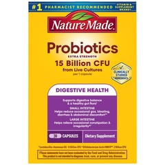 Nature Made Probiotics for Digestive Health Extra Strength 15 Billion CFU…