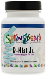 Ortho Molecular D-Hist JR Tablets, 60 capsules.