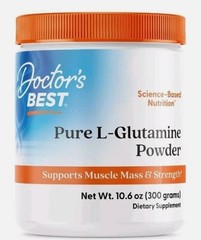 Doctor’s Best Vitamin D3 2000/5000 IU or L-Glutamine Powder 10.6 oz
