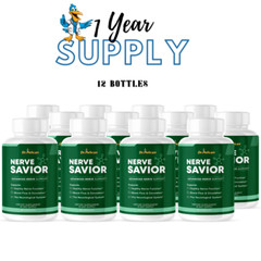 Nerve Savior- Nootropic Supplement– Brain Health & Nerve Support- 12 Bottles