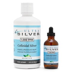 FREE SHIPPING!!! COLLOIDAL SILVER 1000 PPM 32 OZ.- IMMUNE SUPPORT