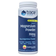 Trace Minerals Stress-X Magnesium Powder Raspberry Lemon Flavor 16.2 oz