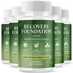 (5 Pack) Zafira Recovery Foundation Capsules Healthy Mood Mental Clarity (300ct)