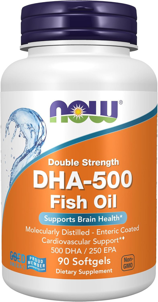 Supplements, DHA-500 with 250 EPA, Molecularly Distilled, Supports Brain Health*