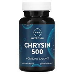 MRM Chrysin 500 30 Vegan Capsules GMP Quality Assured, Vegan