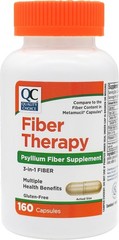 Fiber Capsules Plant Based 160 Count Digestive Support Regularity
