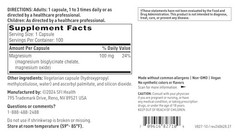 Magnesium Glycinate Complex 100 Capsules Chelated Blend