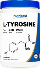 Nutricost L-Tyrosine Powder 250 Grams – L-Tyrosine Powder 1000mg Per Serving