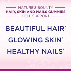 2 Pack Hair, Skin & Nails Gummies with Biotin & Collagen 160 Count (2×80) Orange