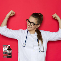 SSS Tonic High Potency Iron & B Vitamin Supplement Blood Support Liquid 10 oz.