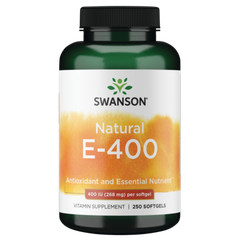 Swanson Vitamin E – Natural 400 Iu 250 Softgels