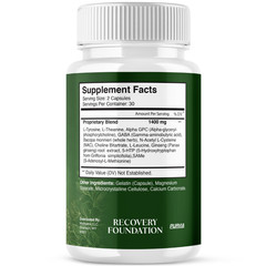 (5 Pack) Zafira Recovery Foundation Capsules Healthy Mood Mental Clarity (300ct)