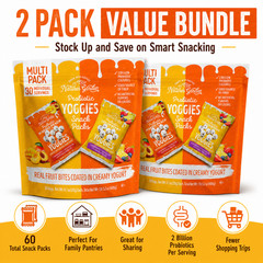 2 Pack Nature’s Garden, Probiotic Yoggies Variety, 0.7 oz, 30-count