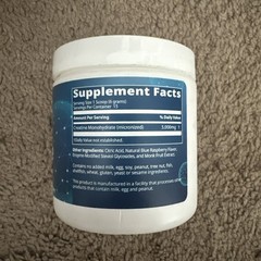 Creatine Dry Scoop, Blue Raspberry, 3.2 oz (90 g)