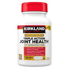 Kirkland Signature Triple Action UC-II Joints Cartilage Bone Health, 110 Tablets