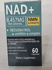 NAD+ MNM Alternative with Resveratrol, Nicotinamide Riboside, Quercetin, 60 Caps