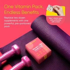Women’s Total Health Daily Vitamin Packs – All 30 Count (Pack of 1), No Color