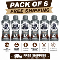 Core Power Elite Failrlife High Protein Shakes Chocolate (42g) 14 Oz 6 Bottles