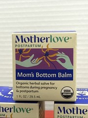 Motherlove: Rhoid Balm 1 FL OZ 29.5 mL Postpartum Organic Herbal Relief Non GMO