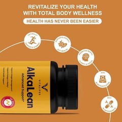 Alkalean Advanced Weight Management Support Supplement 60 Capsules – Sealed Pack