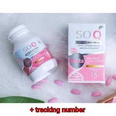 SOQ Gluta Nano Collagen 10000mg Reduce Dark Spot Clear Freckle Whitening +track
