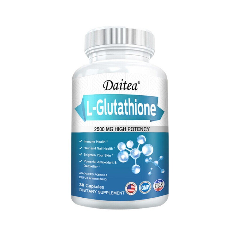 Daitea- L-Glutathione 2500 mg 120 Vegetable Capsules Dietary Supplements