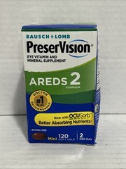 Preservision AREDS 2 Mineral + Vitamin Supplement – 120 Mini Softgels